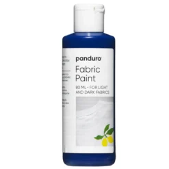 Fabric paint 80 ml – marinbå textilfärg för både ljust och mörkt tyg