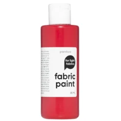 Fabric Paint 85 ml – röd textilfärg för ljust tyg