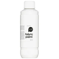 Fabric Paint 250 ml – vit textilfärg för ljust tyg