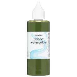Fabric Watercolour 85 ml – olivgrön textilfärg akvarell