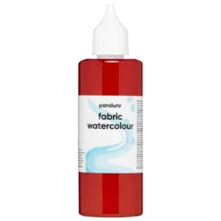 Fabric Watercolour 85 ml – röd textilfärg akvarell
