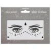 Face Jewels Black Mystique – stickers & ansiktssmycke för utklädnad och maskerad