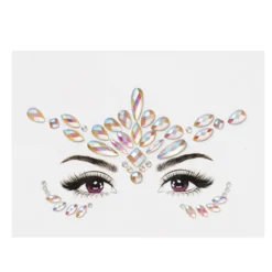 Face Jewels Glow Princess, lys upp ditt ansikte med självlysande ansiktssmycken!