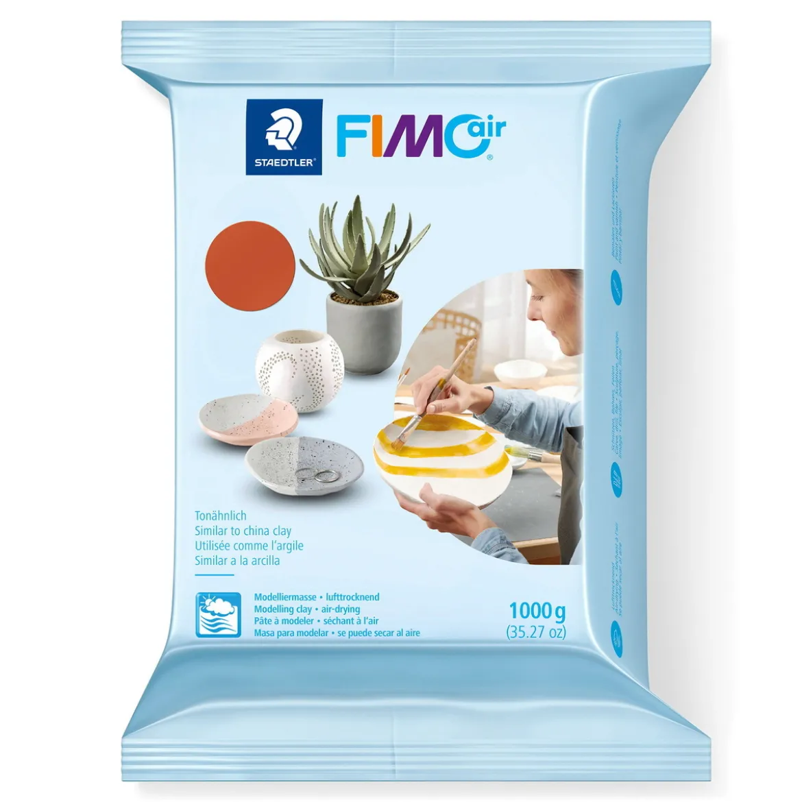 Fimo air modellera 1000 g – terracotta 76