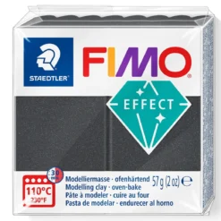 Fimo effect metallic modellera 57 g – steel grey 91