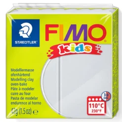 Fimo kids ljusgrå 42 g