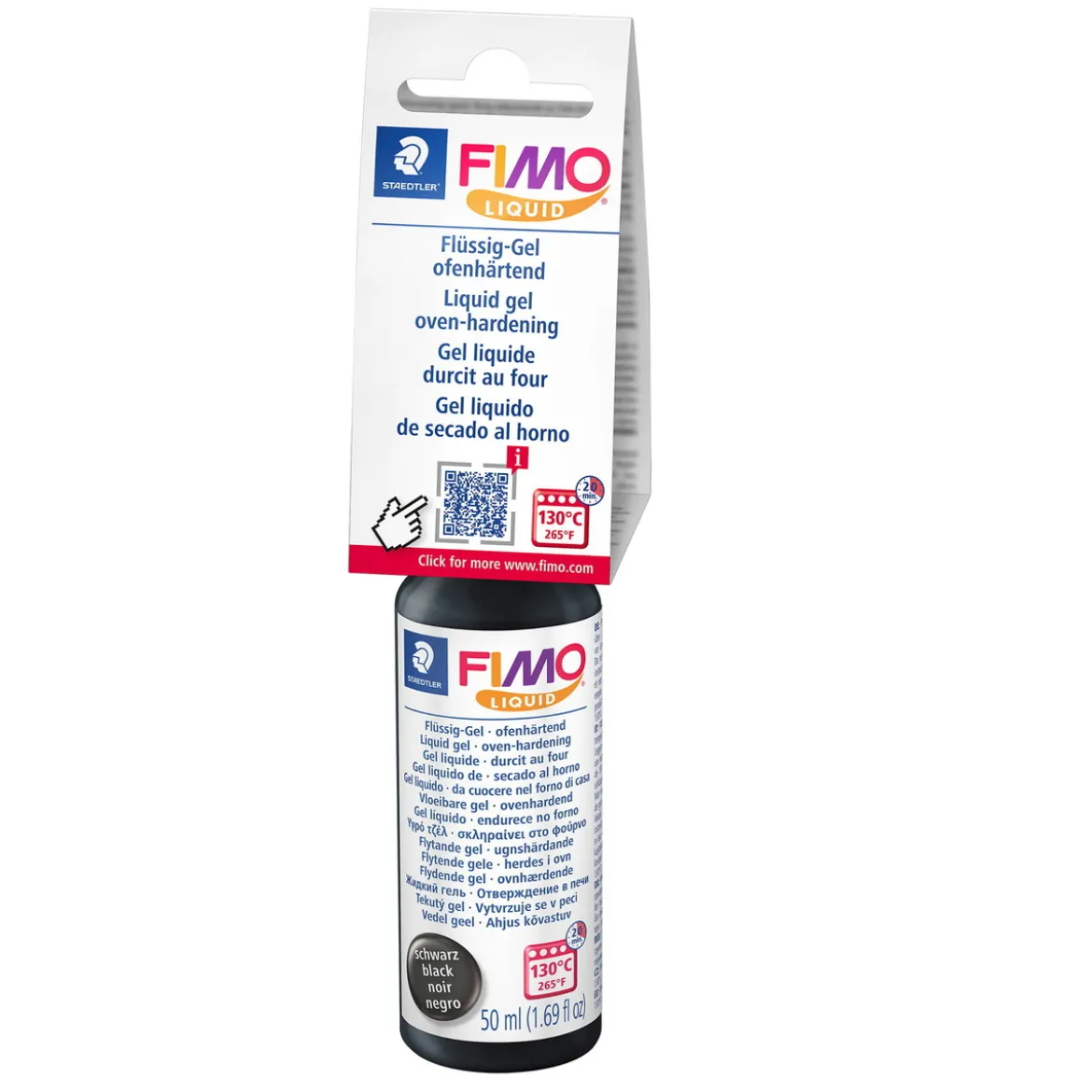 Fimo Liquid 50 ml svart
