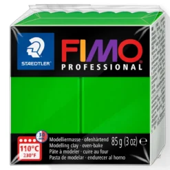 Fimo professional 85g green – modellera för fina detaljer