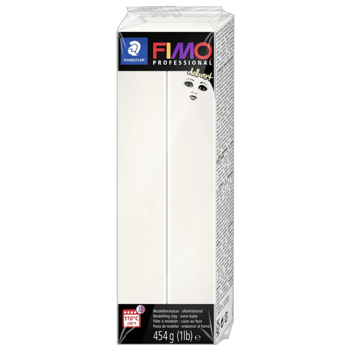 Fimo Professional 454 g porslinsvit – modellera för fina detaljer