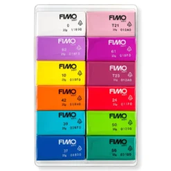 Fimo Soft brilliant 25g 12 st