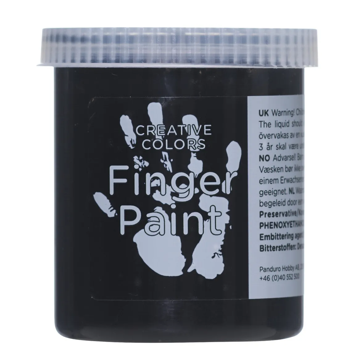 Fingerfärg 80ml Svart