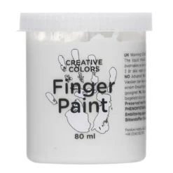 Fingerfärg 80ml Vit
