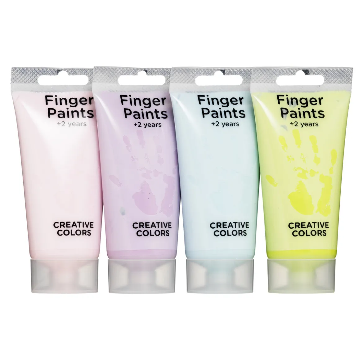 Fingerfärg 4p pastell