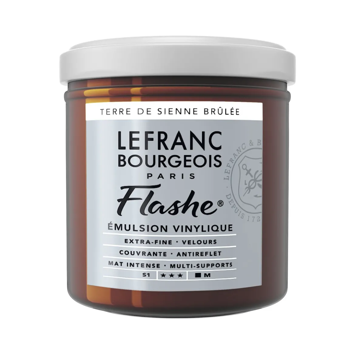 Flashe vinylfärg 125 ml Burnt Sienna 481