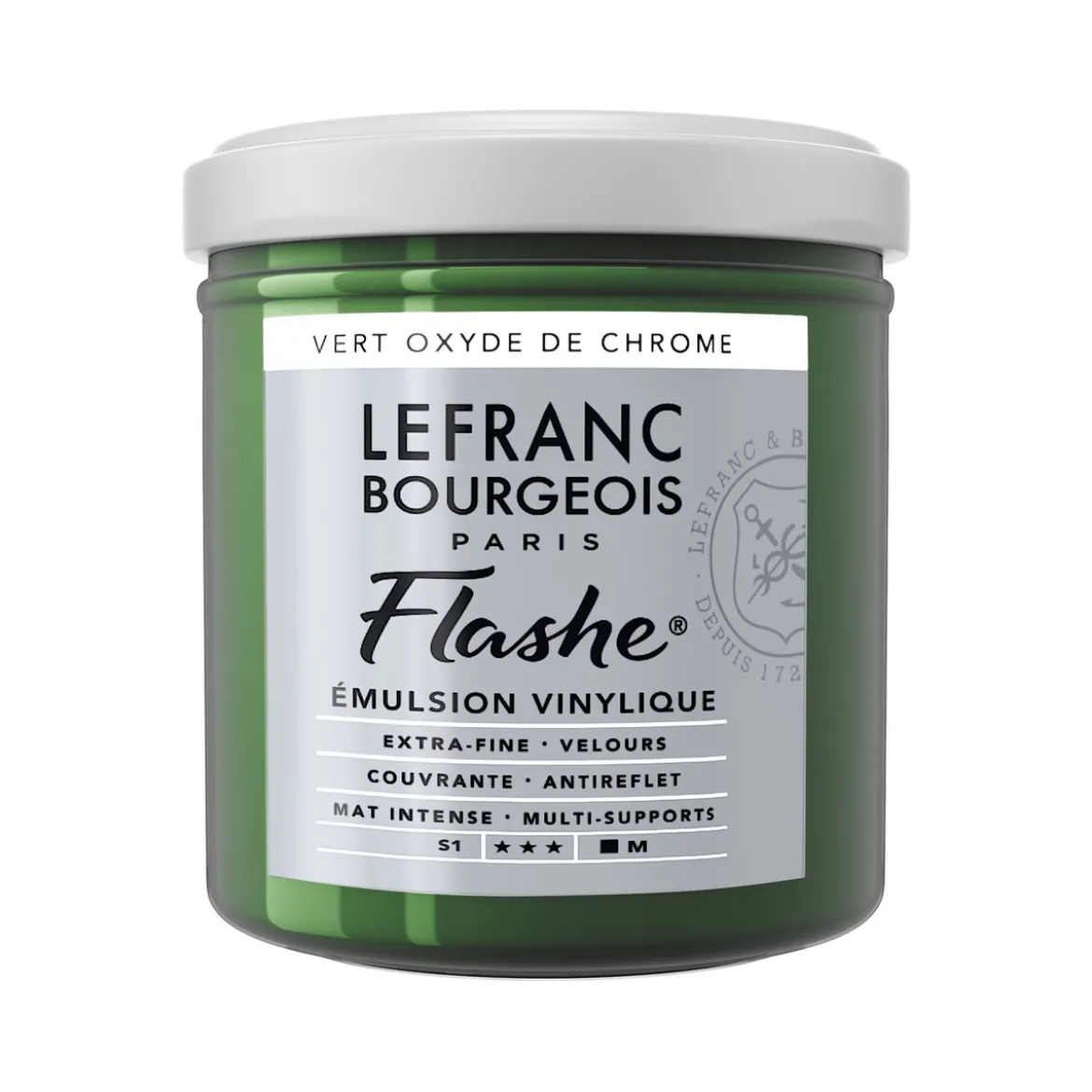 Flashe vinylfärg 125 ml Chromium Oxide Green 542