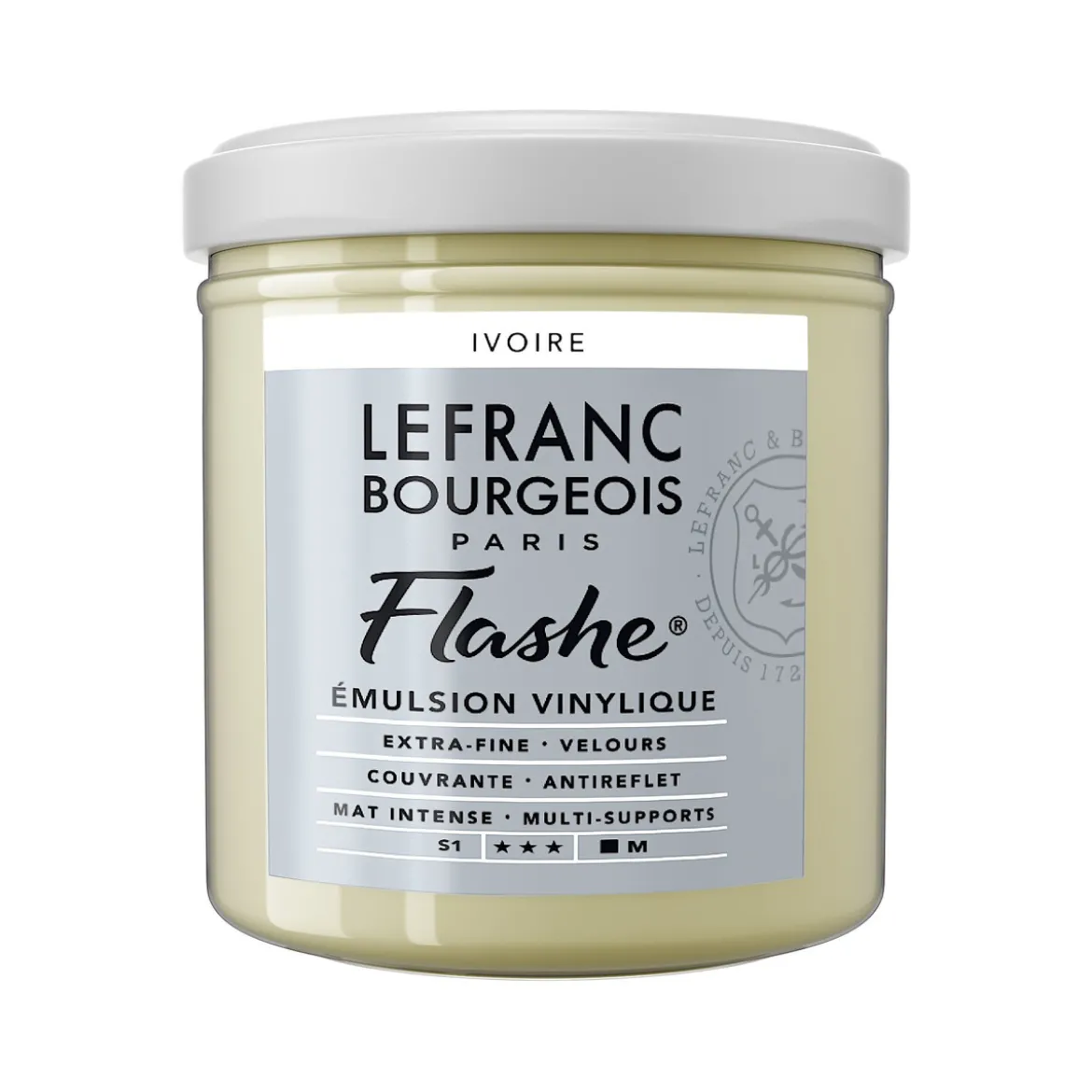 Flashe vinylfärg 125 ml Ivory 019