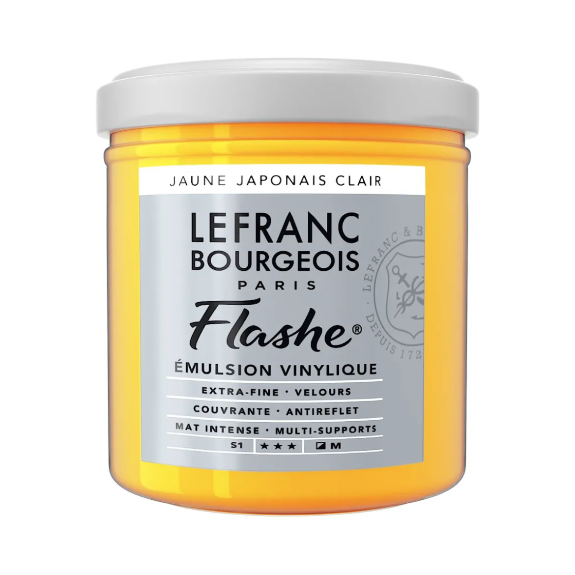 Flashe vinylfärg 125 ml Japanese Yellow Light 183