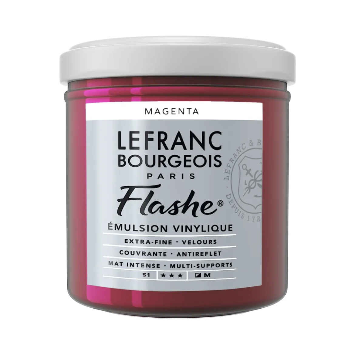 Flashe vinylfärg 125 ml Magenta 432