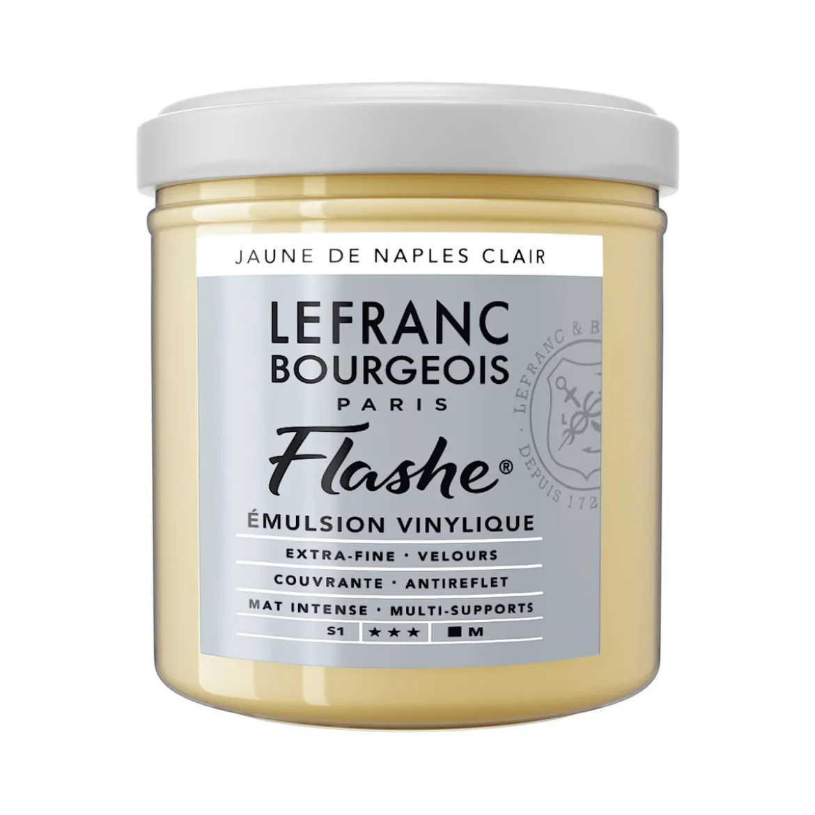 Flashe vinylfärg 125 ml Naples Yellow Light 887