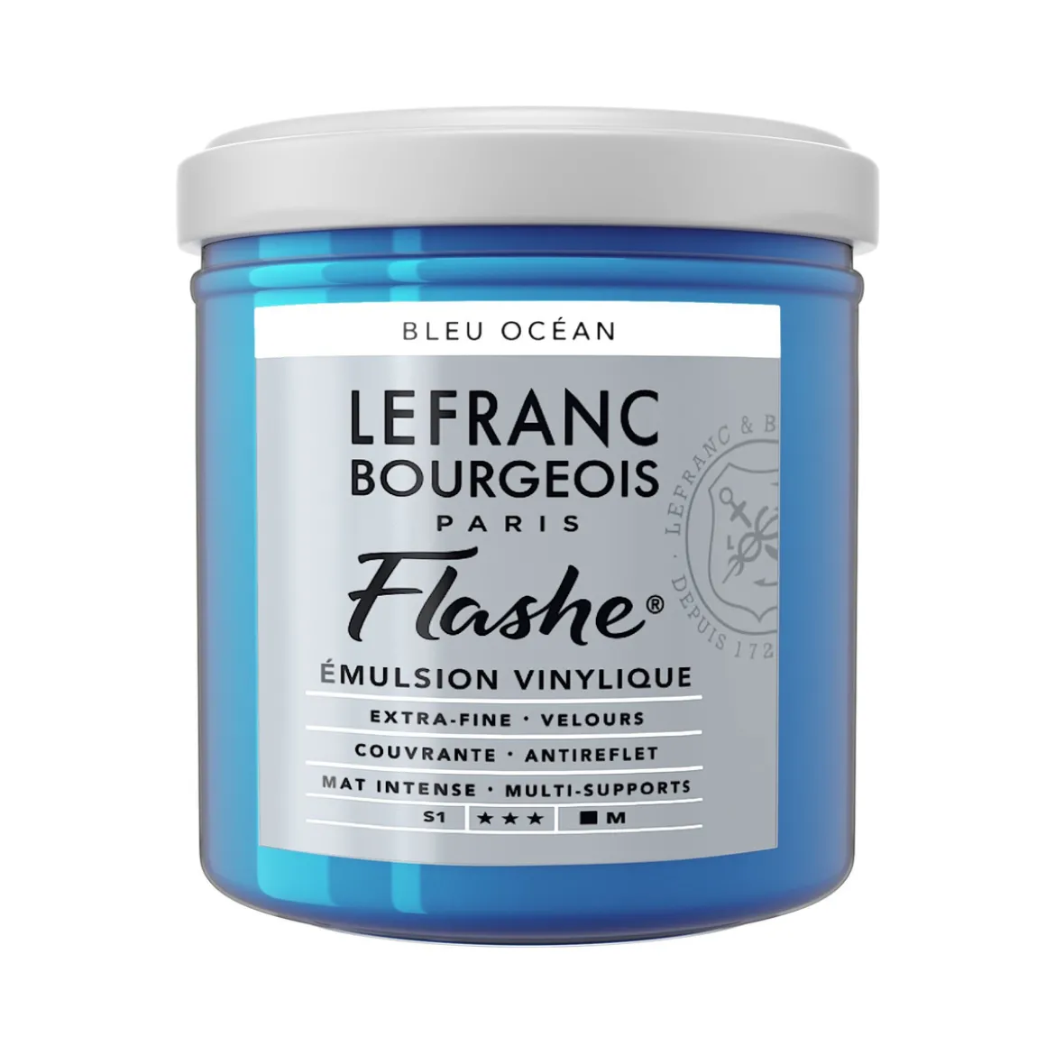 Flashe vinylfärg 125 ml Ocean Blue / Primary Blue 904/063