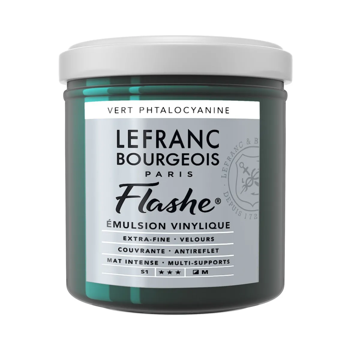 Flashe vinylfärg 125 ml Phthalocyanine Green / Armor Green 598/512
