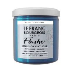 Flashe vinylfärg 125 ml Turquoise Blue 050