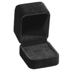 Flossad smyckebox med en skåra för en ring – storlek: 5×5,5×4 cm