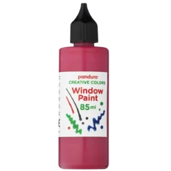 Fönsterfärg 85 ml röd