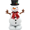 Folieballong AirLoonz Snögubbe – 139 cm hög snögubbe