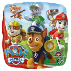 Folieballong 43 cm – Paw Patrol – de hjältemodiga supervalparna