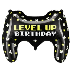 Folieballong level up handkontroll, 60×45 cm – perfekt för gamern!