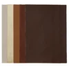 Fuskläder tillverkat av polyuretan – 15×21 cm, 5-pack brun