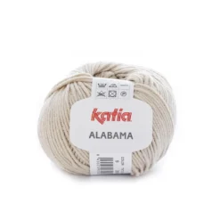 Garn Alabama 50g ljusbeige