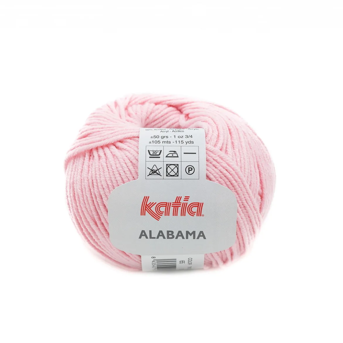 Garn Alabama 50g ljusrosa