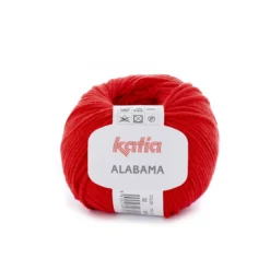 Garn Alabama 50g röd