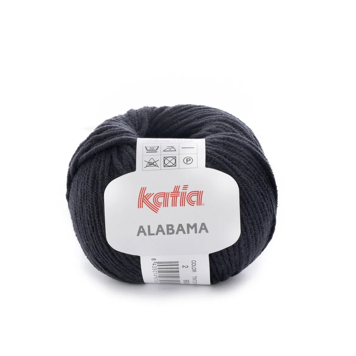 Garn Alabama 50g svart