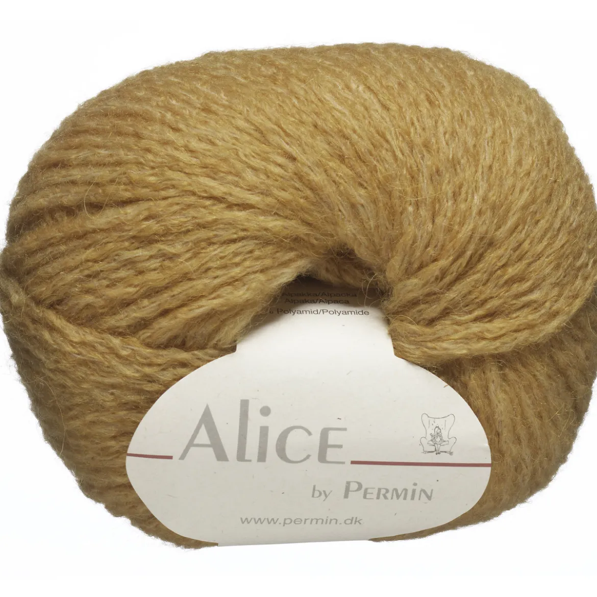 Garn Alice 50g currygul