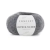 Garn Alpaca silver 25g m.grå