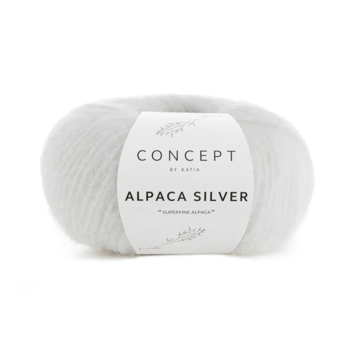 Garn Alpaca silver 25g vit