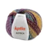 Garn Azteca 100g lila/gul mel