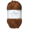 Garn Bulky Acrylic 100g brun – ett tjockt garn som ger resultat snabbt