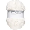 Garn Bulky Faux Fur 250g creme