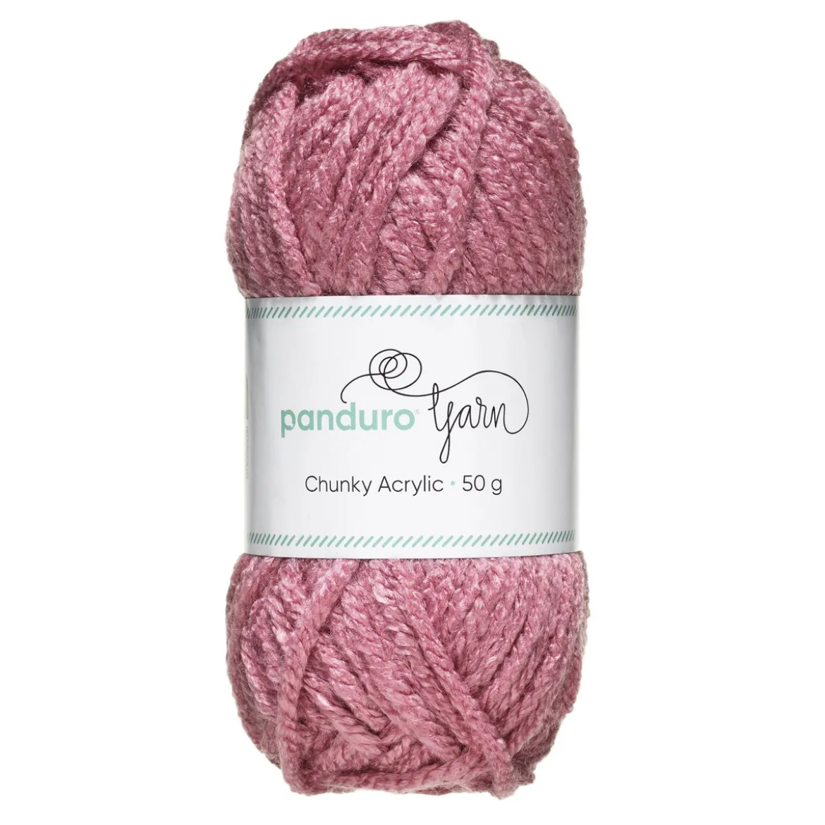 Garn Chunky Acrylic 50g gammelrosa