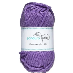 Garn Chunky Acrylic 50g lila