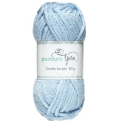 Garn Chunky Acrylic 50g ljusblå