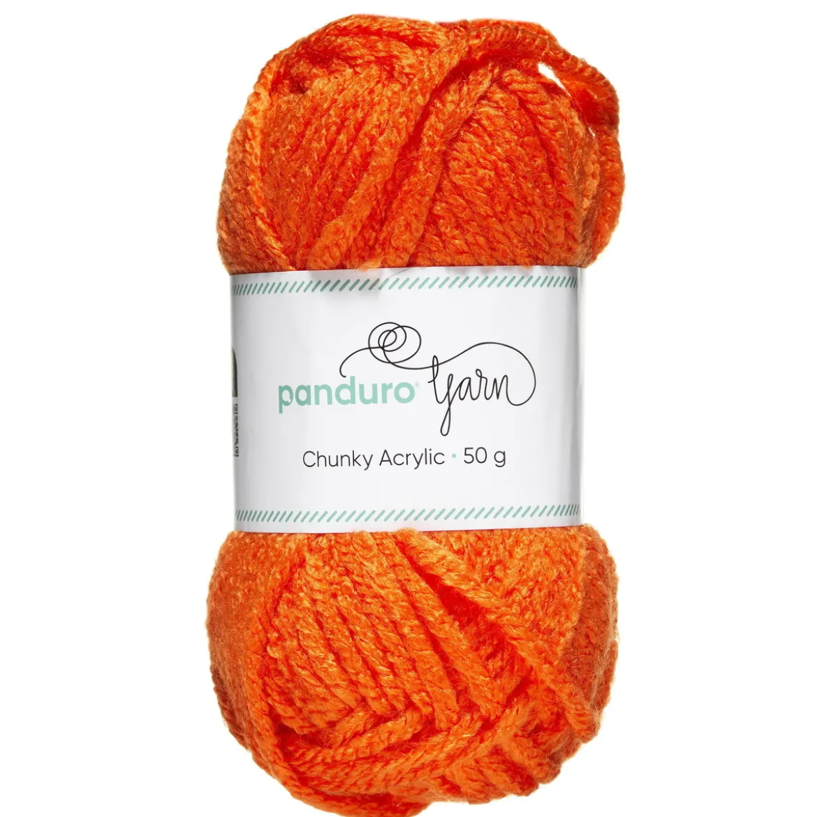 Garn Chunky Acrylic 50g orange