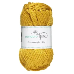 Garn Chunky Acrylic 50g senap