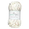 Garn Chunky Acrylic 50g white to beige multi