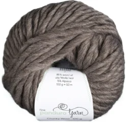 Garn Chunky Wool 100g mullvad