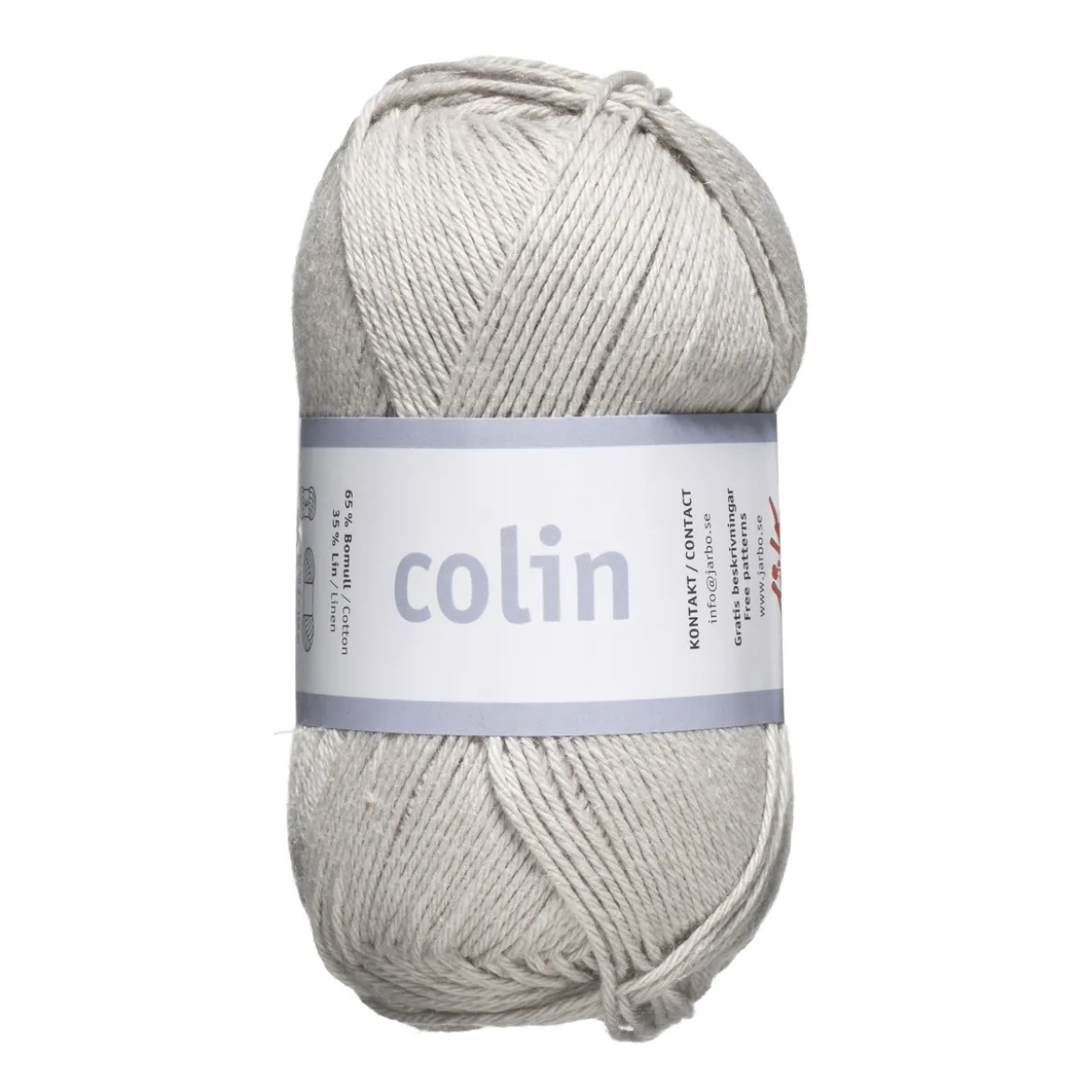 Garn Colin 50g ljusgrå